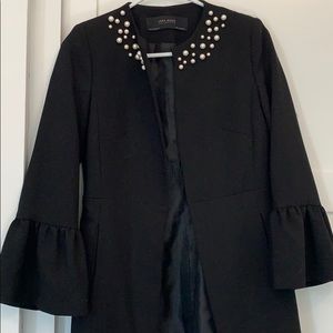 Zara pearl blazer